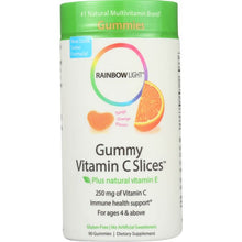 Load image into Gallery viewer, RAINBOW LIGHT: Gummy Vitamin C Slices Tangy Orange Flavor, 90 Gummies