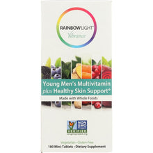 Load image into Gallery viewer, RAINBOW LIGHT: Young Men's Multivitamin plus Healthy Skin Support, 180 tb
