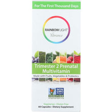 Load image into Gallery viewer, RAINBOW LIGHT: Vibrance Trimester 2 Prenatal Multivitamin, 60 cp