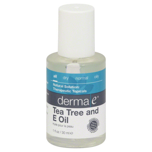 DERMA E: Oil Tea Tree & E, 1 oz