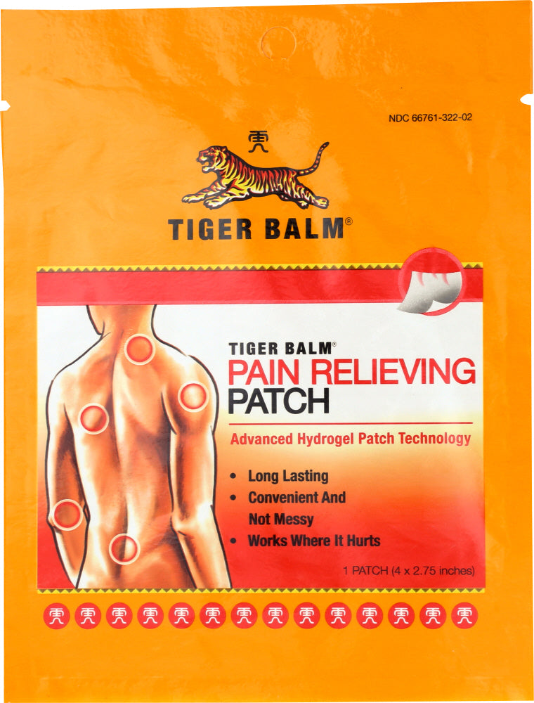TIGER BALM: Patch Pain Relieving, 1 ea