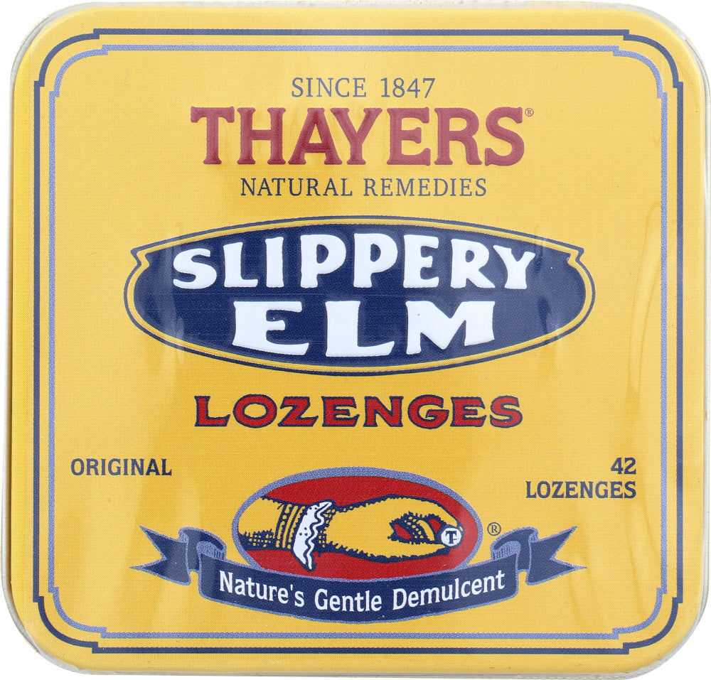 THAYER: Lozenges Elm Slippery, 42 pc