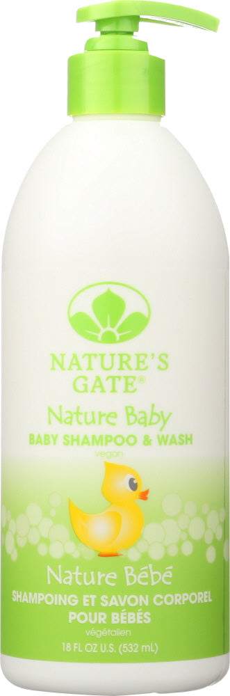NATURE'S GATE: Nature Baby Shampoo & Wash, 18 oz