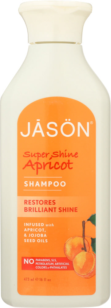 JASON: Super Shine Apricot Pure Natural Shampoo, 16 oz