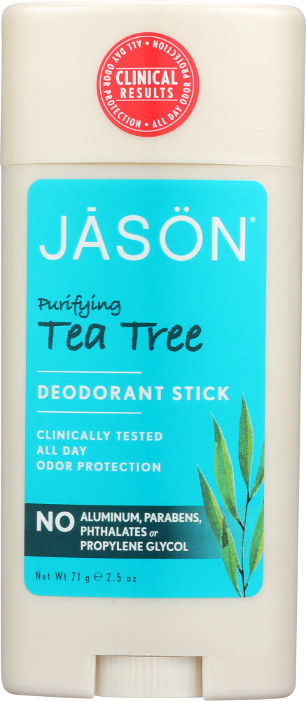 JASON: Deodorant Stick Purifying Tea Tree, 2.5 oz