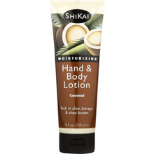 Load image into Gallery viewer, SHIKAI: All Natural Hand & Body Lotion Coconut, 8 oz