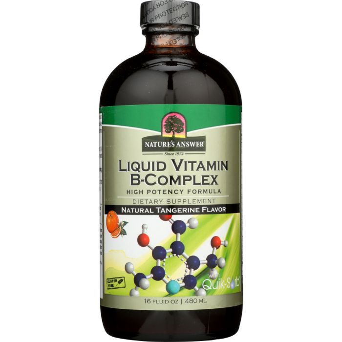 NATURES ANSWER: Liquid Vitamin B Complex, 16 oz