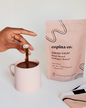 Load image into Gallery viewer, Copina Co. Cacao Calm - Plant-Based Collagen Boost Hot Cocoa Blend + ashwagandha
