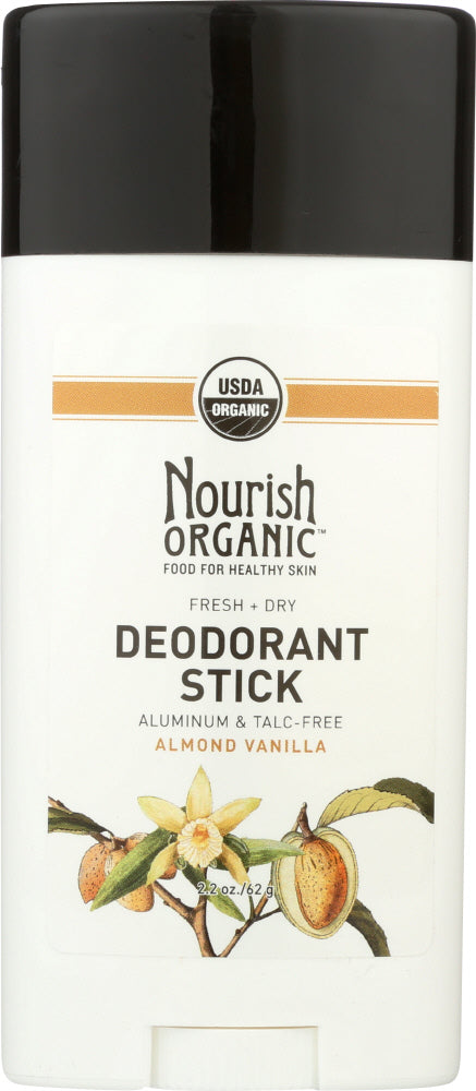 NOURISH: Organic Fresh & Dry Deodorant Almond Vanilla, 2.2 oz