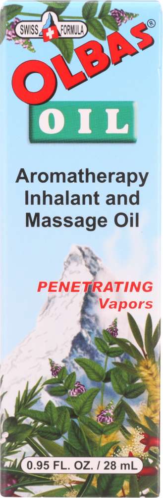 OLBAS: Aromatherapy Massage Oil and Inhalant, 0.95 oz