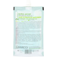Load image into Gallery viewer, GIOVANNI COSMETICS: Oil Hair Treatment Avocado Olive Oil, 1.75 oz