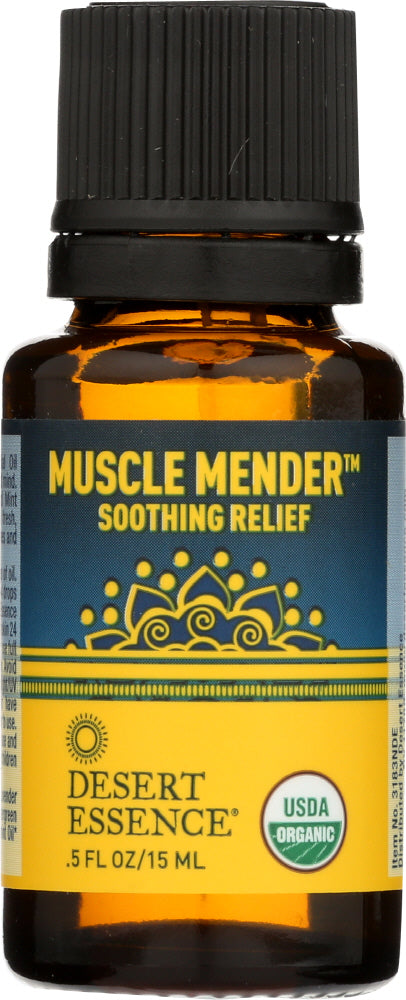 DESERT ESSENCE: Oil Essential Muscle Mender Organic, .5 fl oz