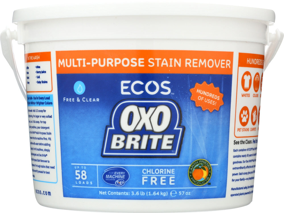 EARTH FRIENDLY: Oxo Brite Non-Chlorine Bleach, 3.6 lb