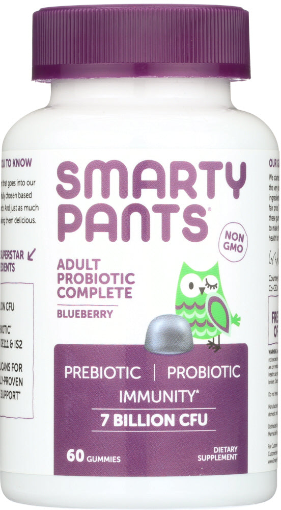 SMARTYPANTS: Probiotic Adult Blueberry, 60 pc