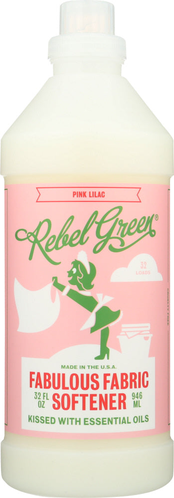 REBEL GREEN: Fabric Softener Pink Lilac, 32 oz