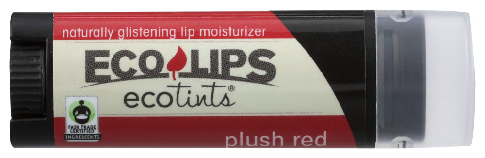 ECO LIPS: Tint Plush Red Lip Balm, .3 oz