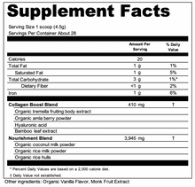 Load image into Gallery viewer, Copina Co. Vanilla Plant-Based Collagen Boost Creamer Drink Blend