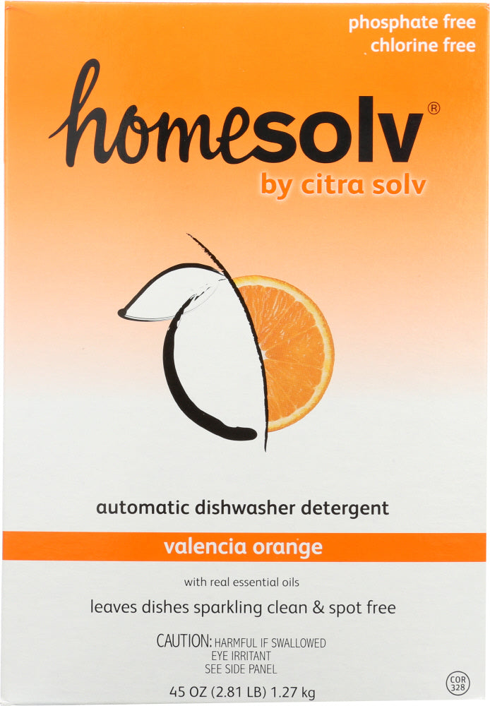 HOMESOLV: Citradish Automatic Dishwasher Detergent Valencia Orange, 45 oz
