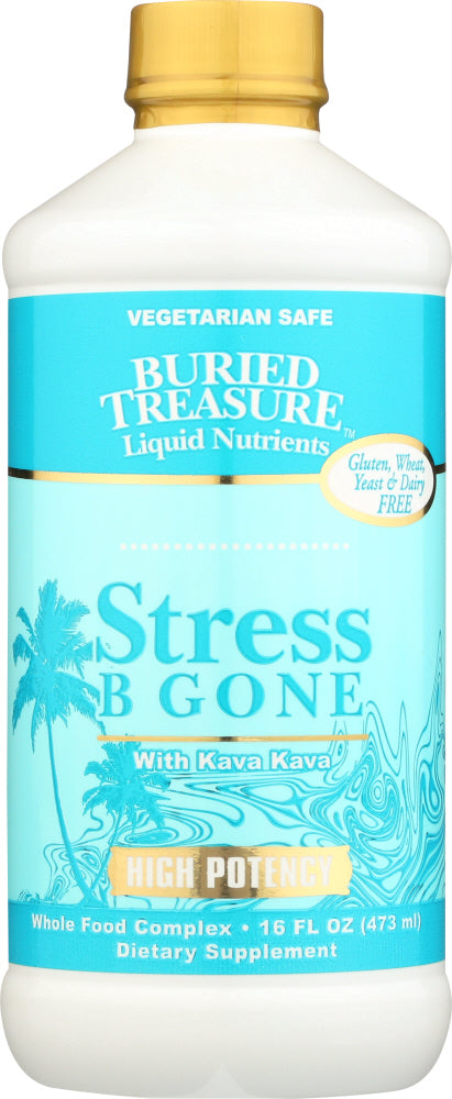 BURIED TREASURE: Stress B Gone Liquid, 16 oz