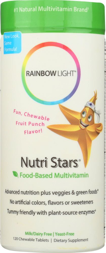 RAINBOW LIGHT: Nutristars Fruit Blast, 120 tb
