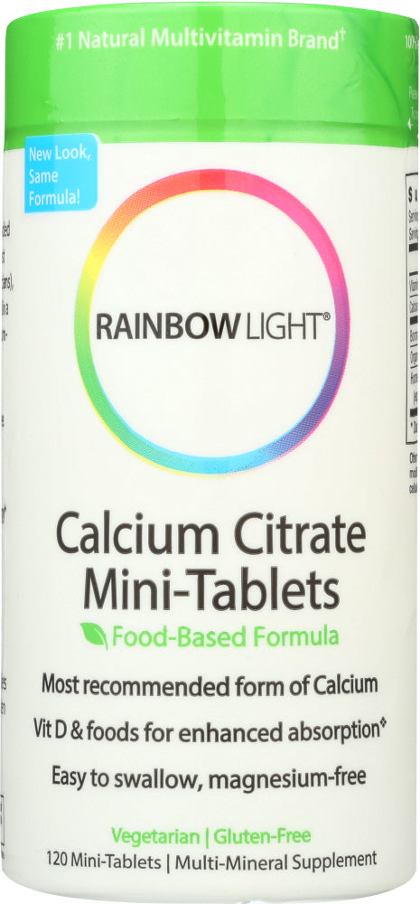 RAINBOW LIGHT: Calcium Citrate Mini-Tablets, 120 Mini-Tabs