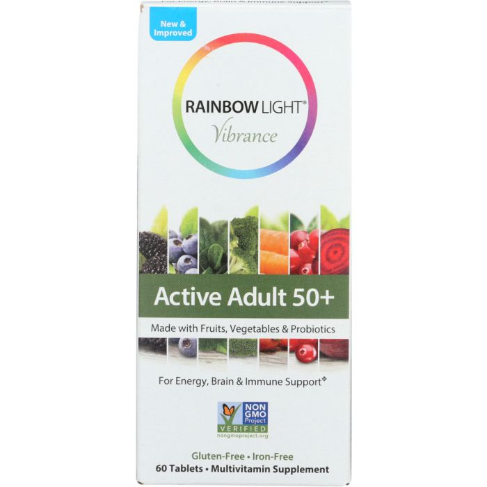RAINBOW LIGHT: Active Adult 50+ Multivitamin, 60 tabs