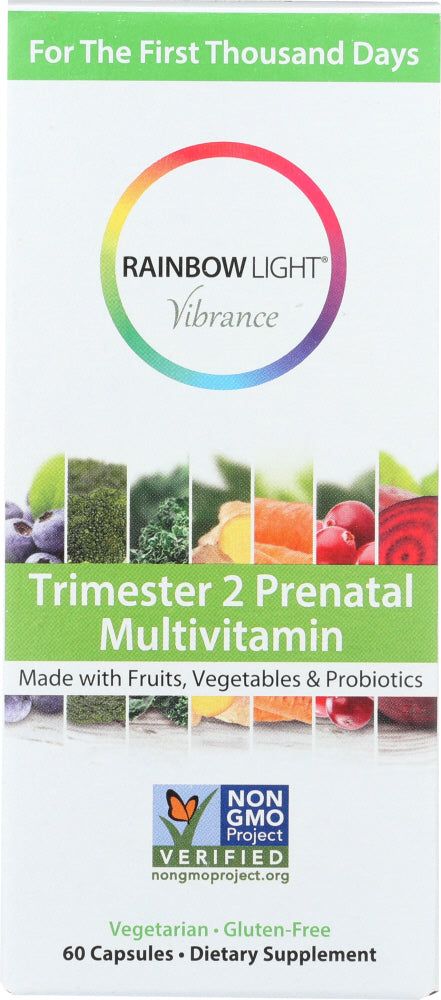 RAINBOW LIGHT: Vibrance Trimester 2 Prenatal Multivitamin, 60 cp