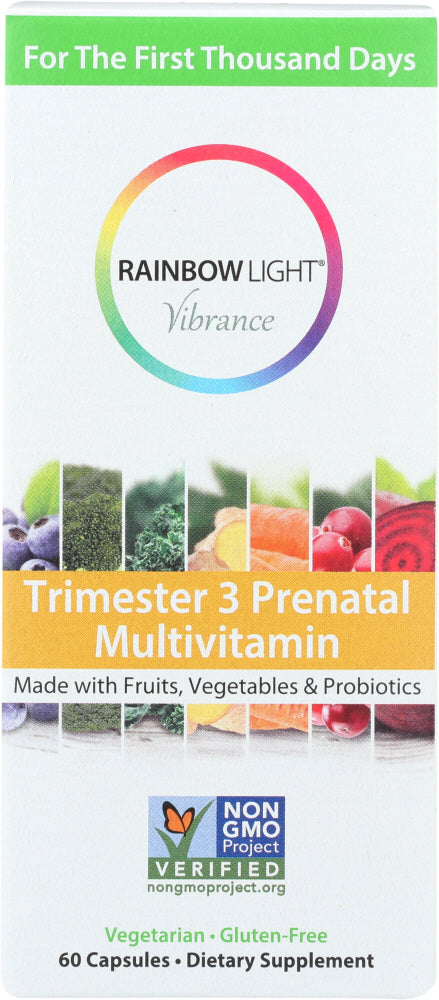 RAINBOW LIGHT: Vibrance Trimester 3 Prenatal Multivitamin, 60 cp