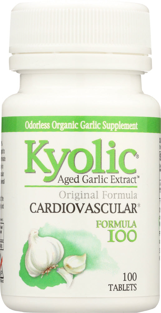 KYOLIC: Aged Garlic Extract Cardiovascular Formula 100, 100 Tablets