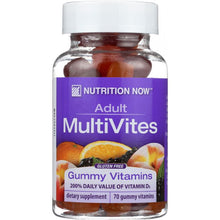 Load image into Gallery viewer, NUTRITION NOW: Multi Vites Adult Gummy Vitamins Berry Peach &amp; Orange, 70 Count
