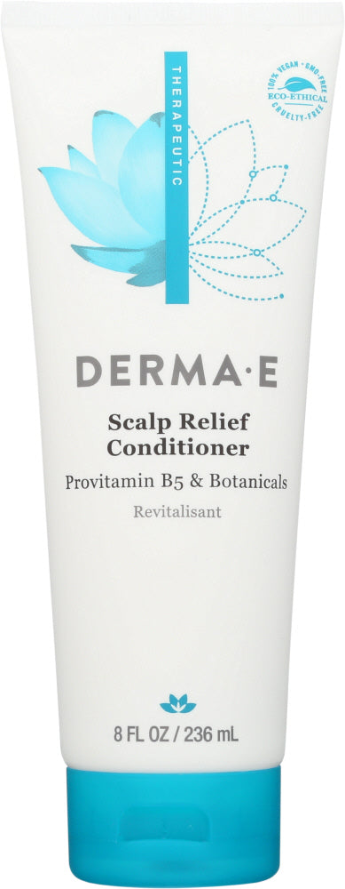 DERMA E: Scalp Relief Conditioner with Therapeutic Psorzema Herbal Blend, 8 oz
