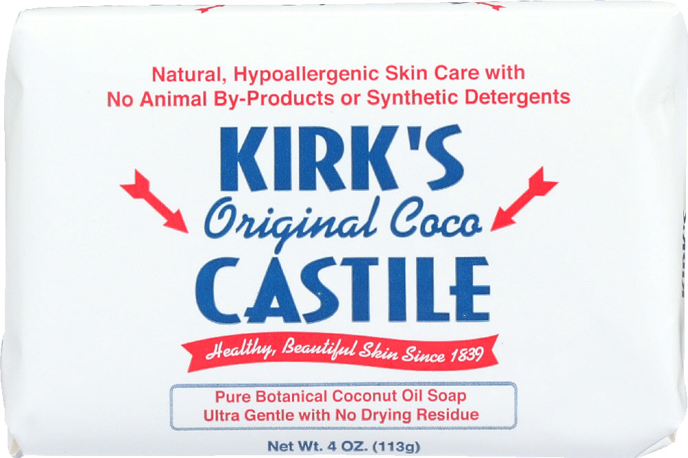 KIRK'S: Original Coco Castile Bar Soap, 4 oz