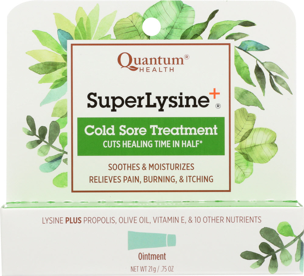 QUANTUM HEALTH: Super Lysine + Cold Sore Treatment, 0.75 oz