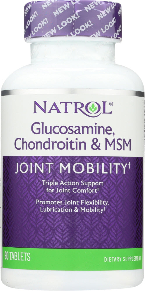 NATROL: Glucosamine Chondroitin and MSM, 90 tb