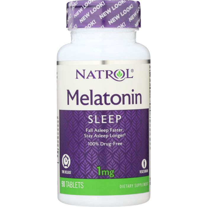 NATROL: Melatonin TR Time Release 1 mg, 90 Tablets