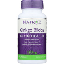 Load image into Gallery viewer, NATROL: Ginkgo Biloba 120 mg, 60 cp

