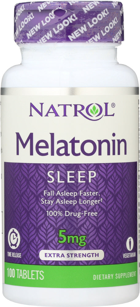 NATROL: Melatonin TR Time Release 5 mg, 100 tablets