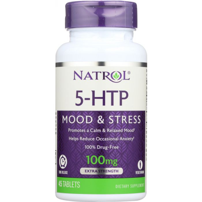 NATROL: 5-HTP TR Time Release 100 mg, 45 tablets