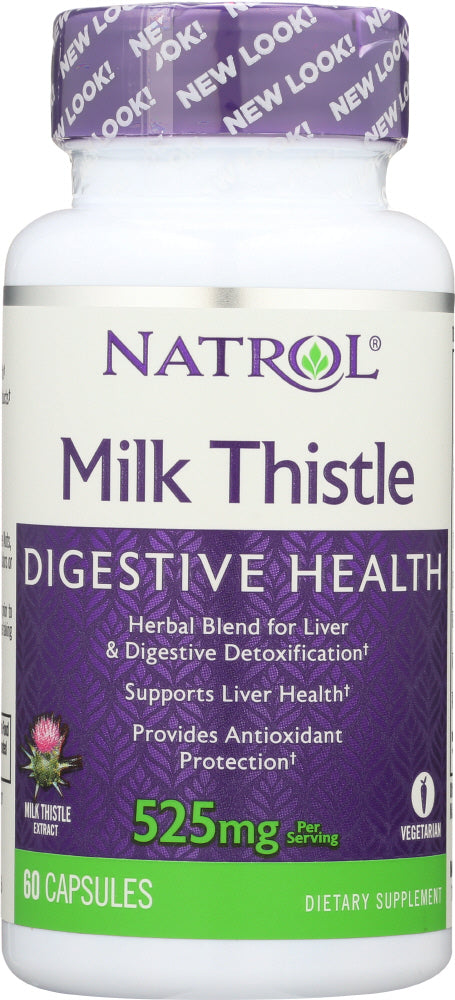 NATROL: Milk Thistle Advantage 525 mg, 60 veggie caps