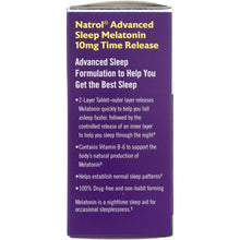 Load image into Gallery viewer, NATROL: Advanced Sleep Melatonin 10 mg, 60 Tablets

