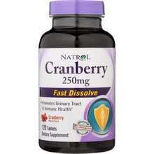Load image into Gallery viewer, NATROL: Cranberry Fast Dissolve 250 mg, 120 Tablets
