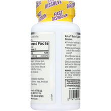Load image into Gallery viewer, NATROL: Biotin Fast Dissolve Natural Strawberry Flavor 10,000 mcg, 60 Tablets
