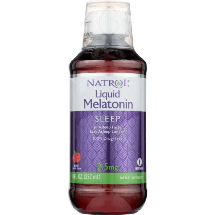 NATROL: Melatonin Liquid, 2.5 MG, 8 fo