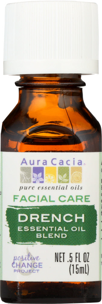 AURA CACIA: Essential Oil Facial Drench 0.5 oz