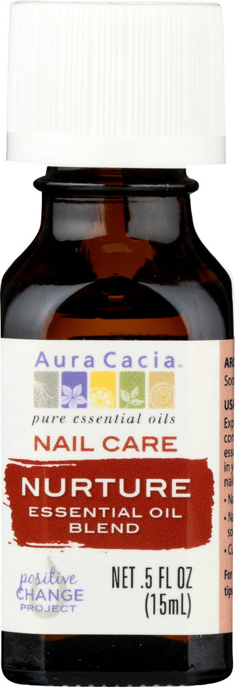 AURA CACIA: Essential Oil Nail Care Nurture 0.5 oz