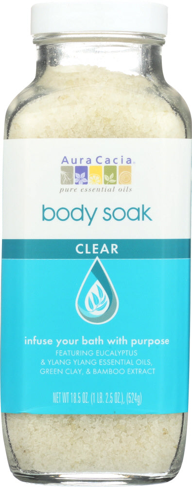 AURA CACIA: Clear Body Soak, 18.5 oz