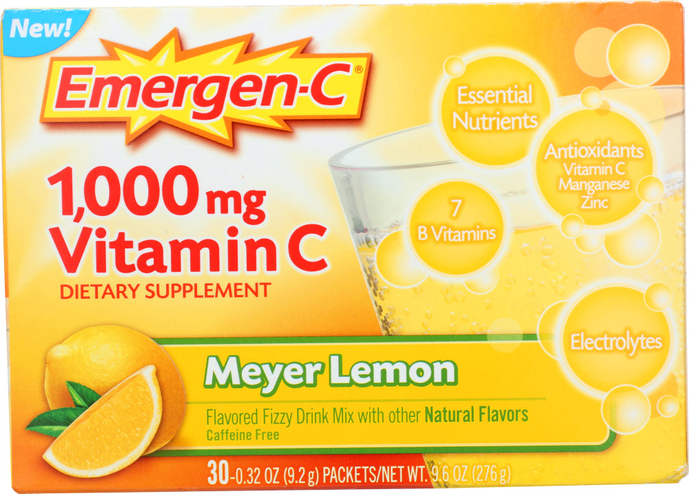 ALACER: Emergen-C Meyer Lemon, 9.6 oz