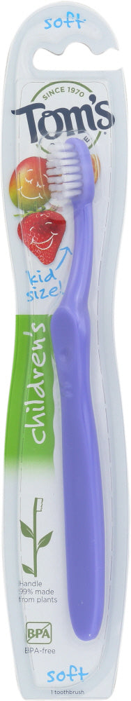 TOMS OF MAINE: Kid Soft Angle Toothbrush, 1 ea