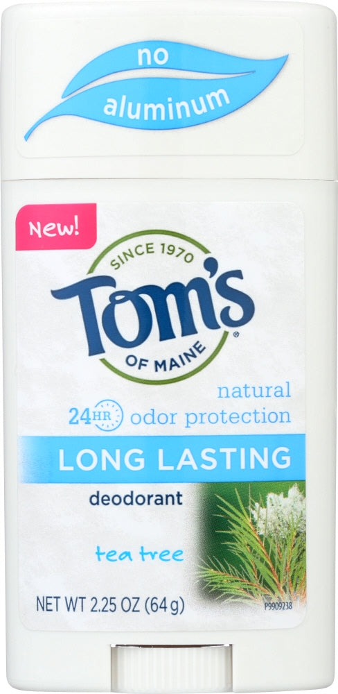 TOMS OF MAINE: Natural Long Lasting Deodorant Tea Tree, 2.25 oz