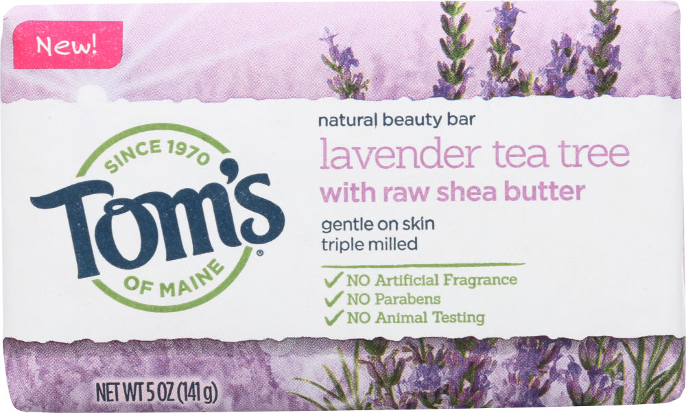 TOMS OF MAINE: Soap Bar Lavender Tea Tree, 5 oz
